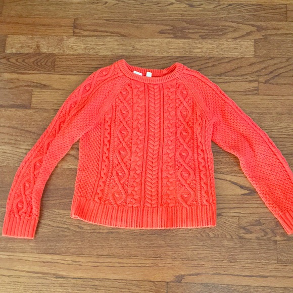 GAP Other - Girls Orange Knit Gap Sweater
